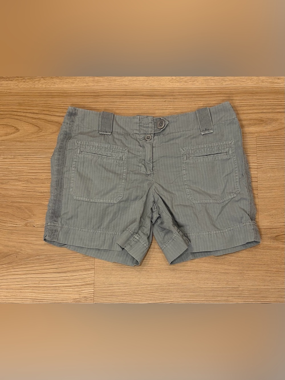 3/$15 J. Crew Light Grey Utility-Look Women's Shorts